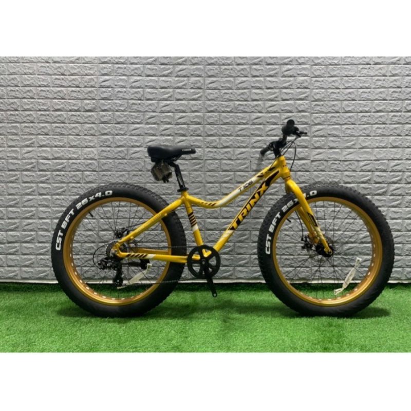 ใหม่ปี2022ล้อโตT106 จักรยานล้อโต TRINX ล้อ 26 นิ้ว เกียร์ 7 สปีด เฟรมอลู