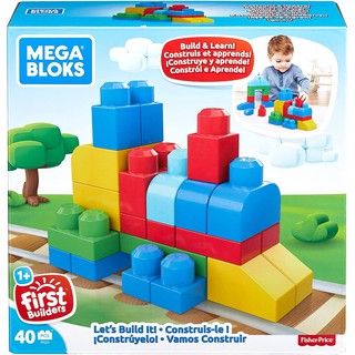 Mega Bloks ตัวต่อเมก้าบล็อคส์  ตัวต่อขนาดใหญ่ ของเล่นเสริมพัฒนาการเด็ก Mega Bloks LetS Build It รุ่น FFG23