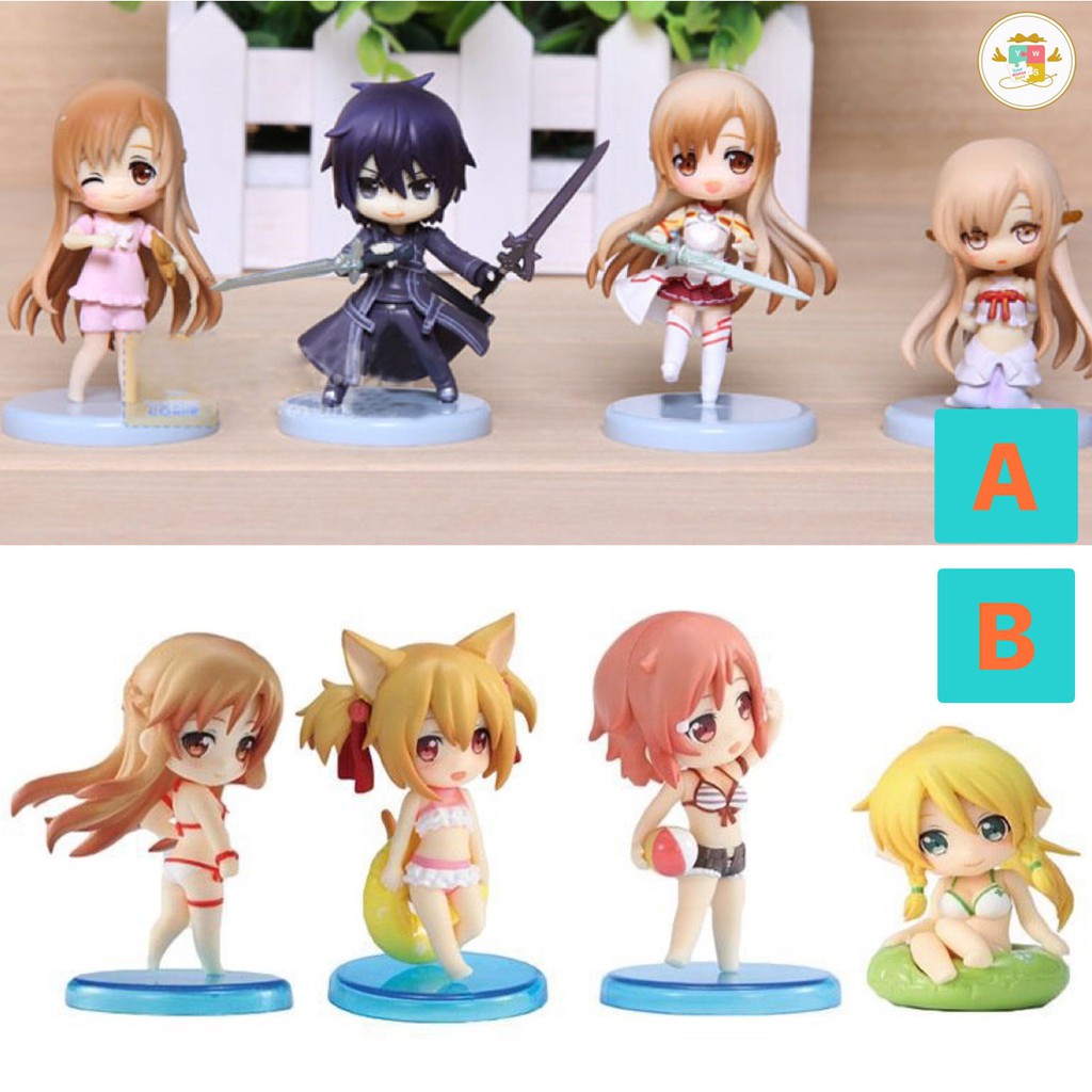 Sword Art Online figure SAO Kirito Asuna Celikalifa ซอร์ดอาร์ตออนไลน์ ฟิกเกอร์ โมเดล อาสึนะ คิริโตะ 