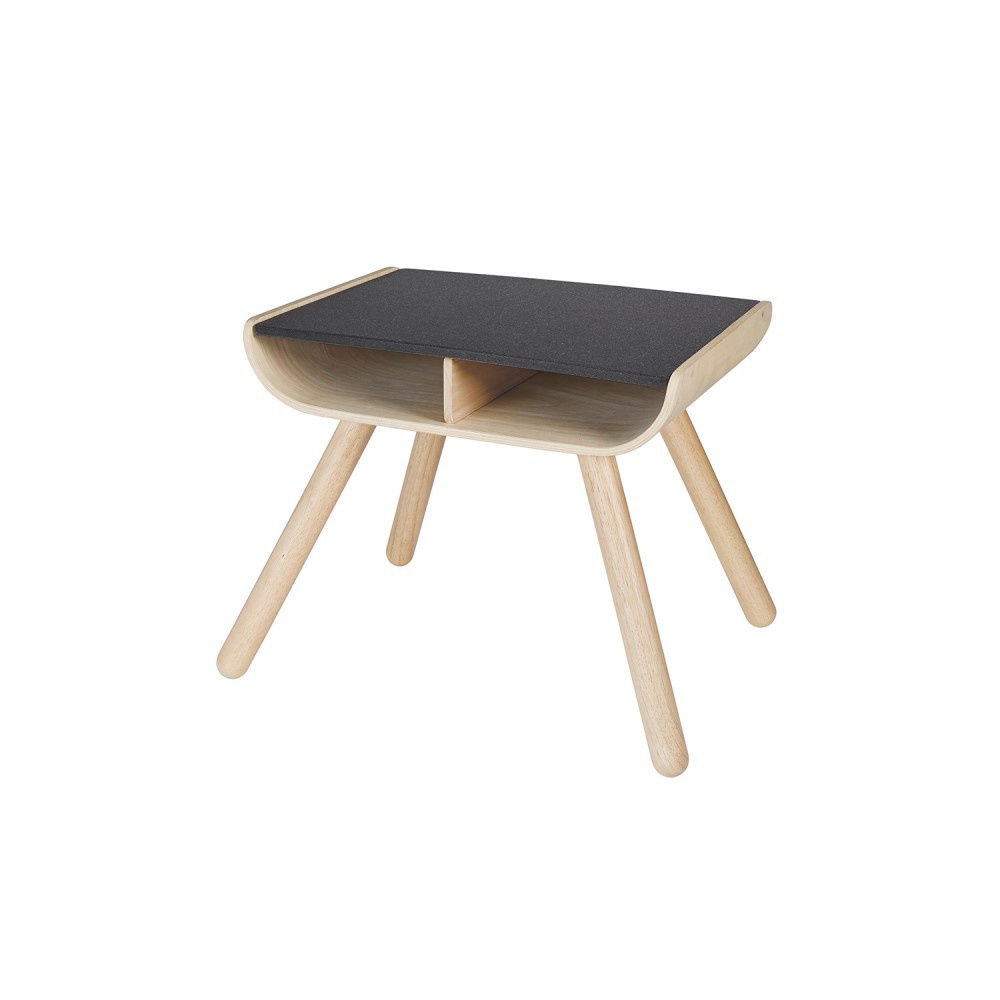 PlanToys ของเล่นไม้ 8704 Table - Black โต๊ะ - ดำ เสริมพัฒนาการ สำหรับเด็กอายุ 3 ปี ขึ้นไป