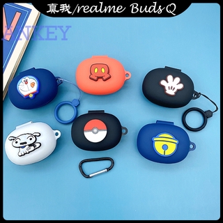 for Realme Buds Q Case Cute Silicone Earphone Case Headphones Cover TWS Bluetooth Earphone Wireless Headset Shell