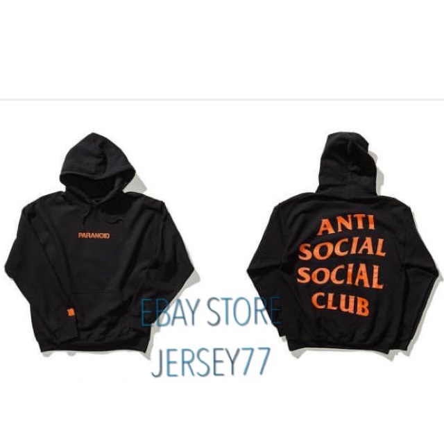 Hoodie Anti social social club Undefeated PARANOID ASSC