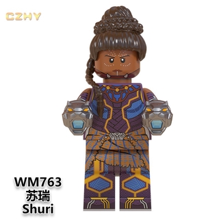 Shuri บล็อคตัวต่อ ฟิกเกอร์ Endgame Bricks ของเล่นเสริมการเรียนรู้เด็ก ของขวัญ Hawkeye Black Panther