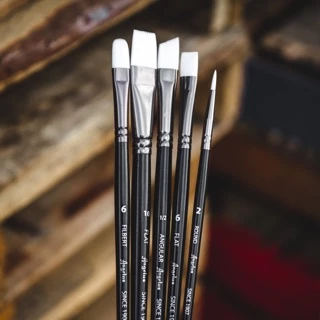Angelus Paint Brush พู่กัน Paint ผ้า หรือ หนัง
