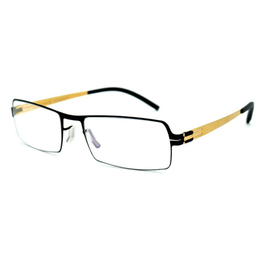 แว่นตา กรอบแว่นตา ic berlin รุ่น moshe c. Black/Gold