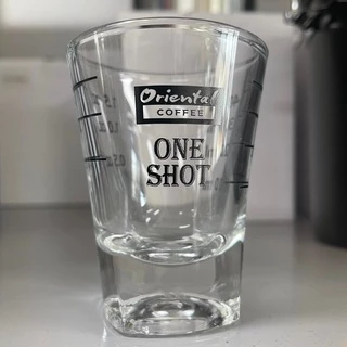 แก้วตวงผสม 1 ช็อตOne Shotแก้วตวงอย่างหนา ทนความร้อนดีมีสเกล 2 ด้าน แบบ มล และแบบออนซ์ ตวงช็อตกาแฟได้