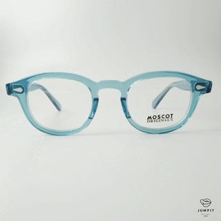 Moscot Lemtosh (สีฟ้าใส) มอสคอส รุ่น เลมโทส แว่นตาวินเทจ กรอบแว่นสายตา ส่งฟรีมีประกัน ดัดงอได้ บานพับ 7 ชั้น