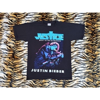 เสื้อ JUSTIN BIEBER WORLD TOUR LIVE IN BANGKOK เสื้อวง เสื้อทัวร์ จัสติน บีเบอร์