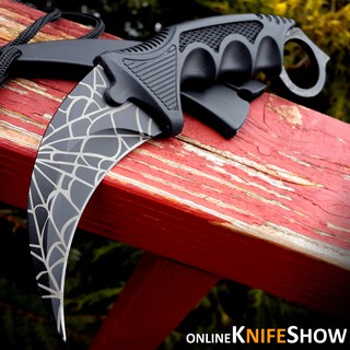 Karambit Knife มีดสั้น มีดปา มีดเดินป่า Knives มีดต่อสู้ Knife fight มีดพก Pocket มีดพับ Folding knife รุ่น 23 C-4