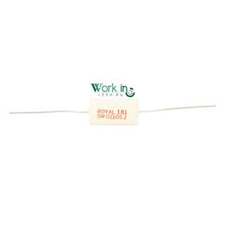 0.05 Ohm 5W 5% ตัวต้านทานแบบไวร์วาวด์ Cement Resistor ตัวต้านทาน กระเบื้อง ตัวต้านทาน เซรามิก