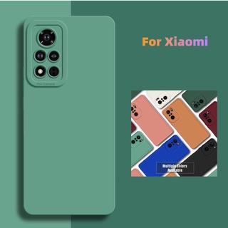 เคสซิลิโคนนิ่ม เนื้อแมตต์ ป้องกันเลนส์กล้อง สําหรับ Xiaomi Mi 11 11T Pro 11Lite 11Ultra Mi 12Pro 11i 11X