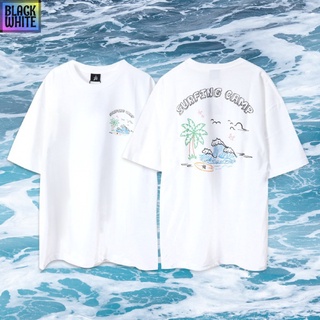 BWCB Urthe - เสื้อยืด รุ่น  SURFING CAMP unisex เสื้อยืดเท่ห์ เสื้อยืดฮิตๆ เสื้อยืดยี่ห้อ เสื้อยืดถูกๆ เสื้อยืด oversize