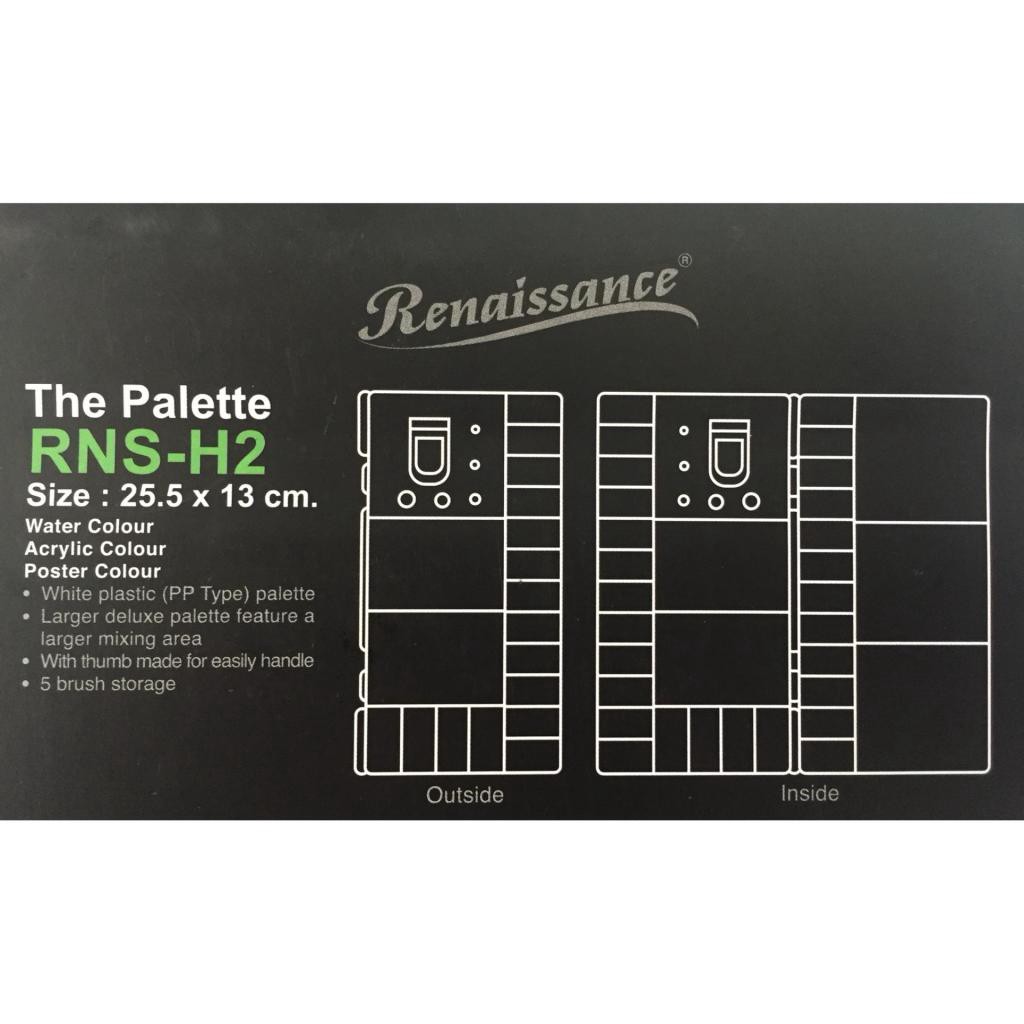 จานสี อย่างดี พับได้ Renaissance Water Color Palette H1 / H2 จำนวน 1 ชิ้น