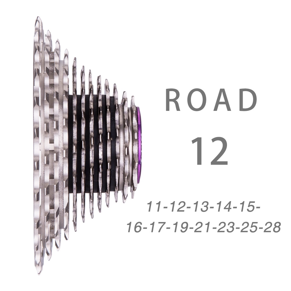 Ztto เฟืองจักรยาน SLR 12 ความเร็ว 11-28T 12S 11-32T 11-34T 12S สีเงิน — صورة 2