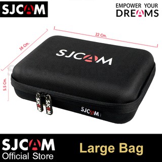 SJCAM Large Bag Action Camera กระเป๋าใส่กล้องแอคชั่น กล้องติดหมวก กล้องถ่ายวีดีโอ กล้องดำน้ำ กล้องถ่ายเซลฟี่ ของแท้