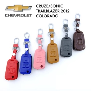 ซองหนัง แท้ ใส่กุญแจรีโมทรถยนต์ Chevrolet Colorado / Trailblazer / Cruze / Sonic **ส่งฟรี**