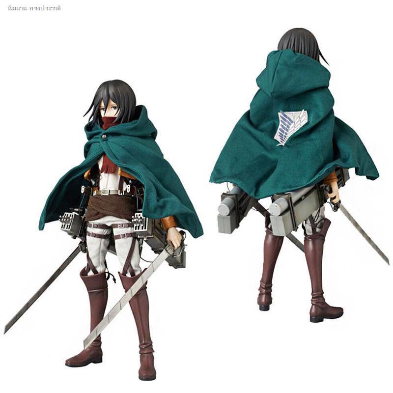 ☒♟รุ่นคุณภาพสูงของอะนิเมะโจมตีรูปยักษ์ 203 Mikasa Ackerman Figma ชนิด ...