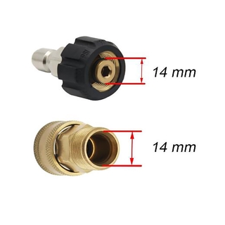 ข้อต่อเครื่องซักผ้า Quick Release M22 Coupling 1 / 4 นิ้ว Male Probe