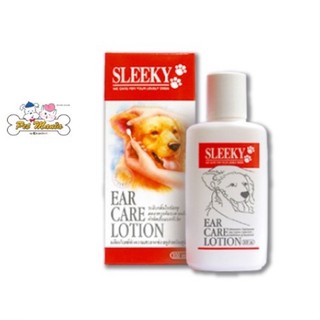 SLEEKY Ear lotion โลชั่นทำความสะอาดหูสำหรับสุนัขขนาด 100 CC.