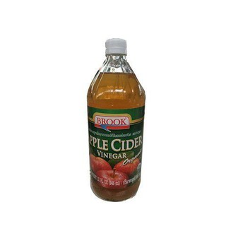 Brook Apple Cider Vinegar Organic 946ml บรูคแอปเปิ้ลไซเดอร์น้ำส้มสายชูออร์แกนิค 946 มล