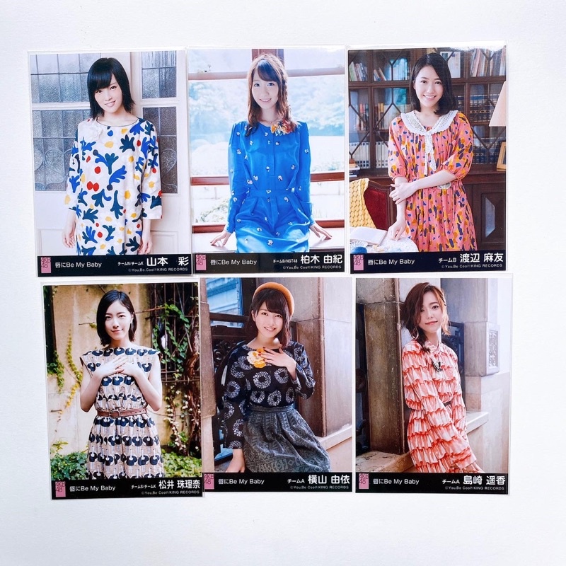 AKB48 photo single Kuchibiru ni Be My Baby  เพลง 365nichi no Kamihikouki  Sayane Yukirin Mayuyu Juri
