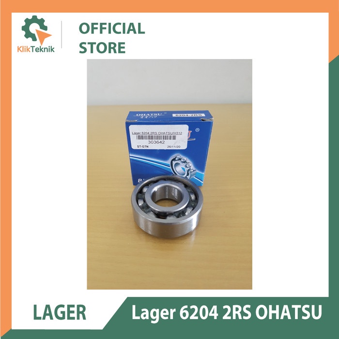แบริ่ง 6204 2RS OHATSU