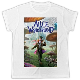 เสื้อยืด พิมพ์ลายโปสเตอร์ Mad Hatter สไตล์เรโทร สุดเท่ เหมาะกับของขวัญS-5XL