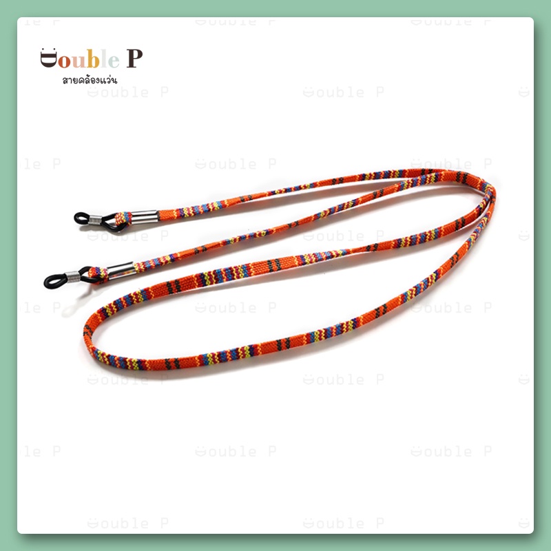Double P สายคล้องแว่น วัสดุเป็นผ้า สีสันสดใส หลากหลายลวดลาย สายคล้องแว่นตาแฟชั่น รูปที่ 5