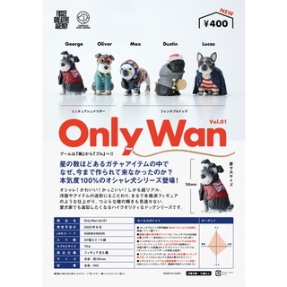 Gashapon Animel Only Wan Capsule Dog Series Vol.01 - กาชาปอง น้องหมา โอลี วัน ซีรี เวอร์ชั่น 1