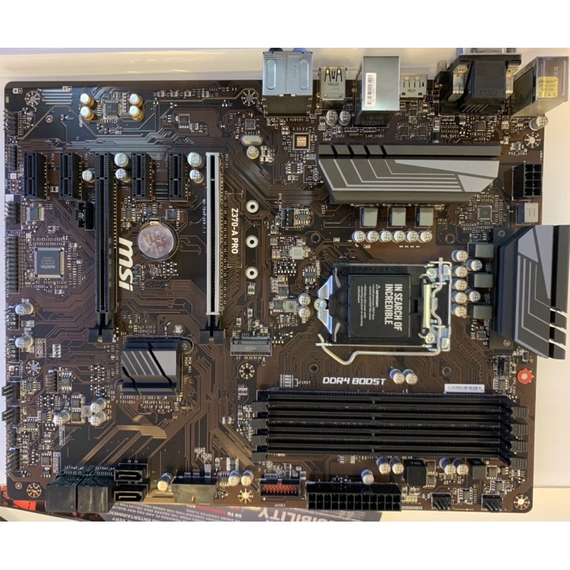 เมนบอร์ด msi z370 a pro เจน 8-9 มือสองสวยๆ | Shopee Thailand