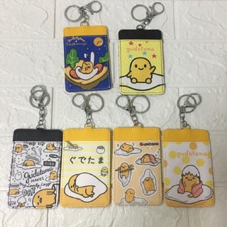 ที่ใส่บัตรgudetama ที่ใส่บัตรลายไข่ขี้เกียจ พวงกุญแจใส่บัตรGudetama