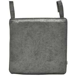 เบาะรองนั่ง H&amp;L STYLE MIAMI 16x16 นิ้ว สีเทา หมอนอิงและเบาะ CHAIR PAD H&amp;L STYLE MIAMI 16x16" GRAY