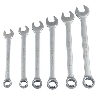 ประแจแหวนข้างปากตาย STANLEY 14 ชิ้น/ชุด COMBINATION WRENCH STANLEY 14 EA/SET