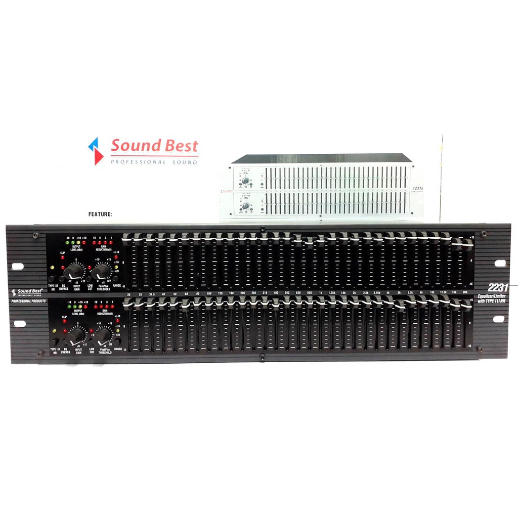ส่งฟรี EQUALIZER อีควอไลเซอร์ Sound Best รุ่น : 2231