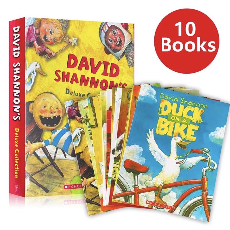 David Shannon's Deluxe Collection Picture Books ,4 books / 10 Books