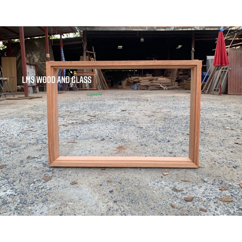 วงกบหน้าต่าง ช่องแสงไม้เนื้อแข็ง 2”x4” ช่องเดี่ยวกระจกติดตาย สำหรับขนาดไม่เกิน 110 ซม.ขนาดใหญ่มีจำหน่ายแยกอีกลิงค์สินค้า - รูปที่ 5