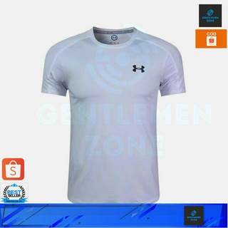 เสื้อผู้ชาย MEN Under ARMOUR White color เสื้อออกกำลังกาย คอกลม สีขาว