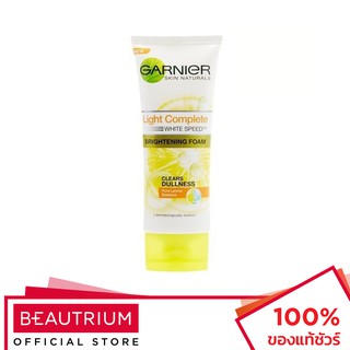 GARNIER Skin Naturals Light Complete Brightening Foam โฟมล้างหน้า 100ml