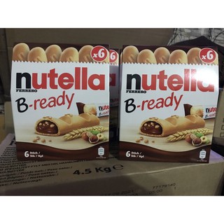 NUTELLA B READY  🍫   ขนมปังกรอบรสชอคโกแลต 6ชิ้น