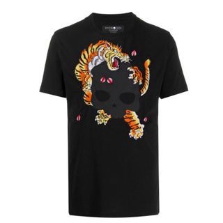 Hydrogen Tiger Horiokami Tee Black