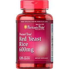 Red yeast rice 600 mg. 120 Softgel  Puritan's Pride