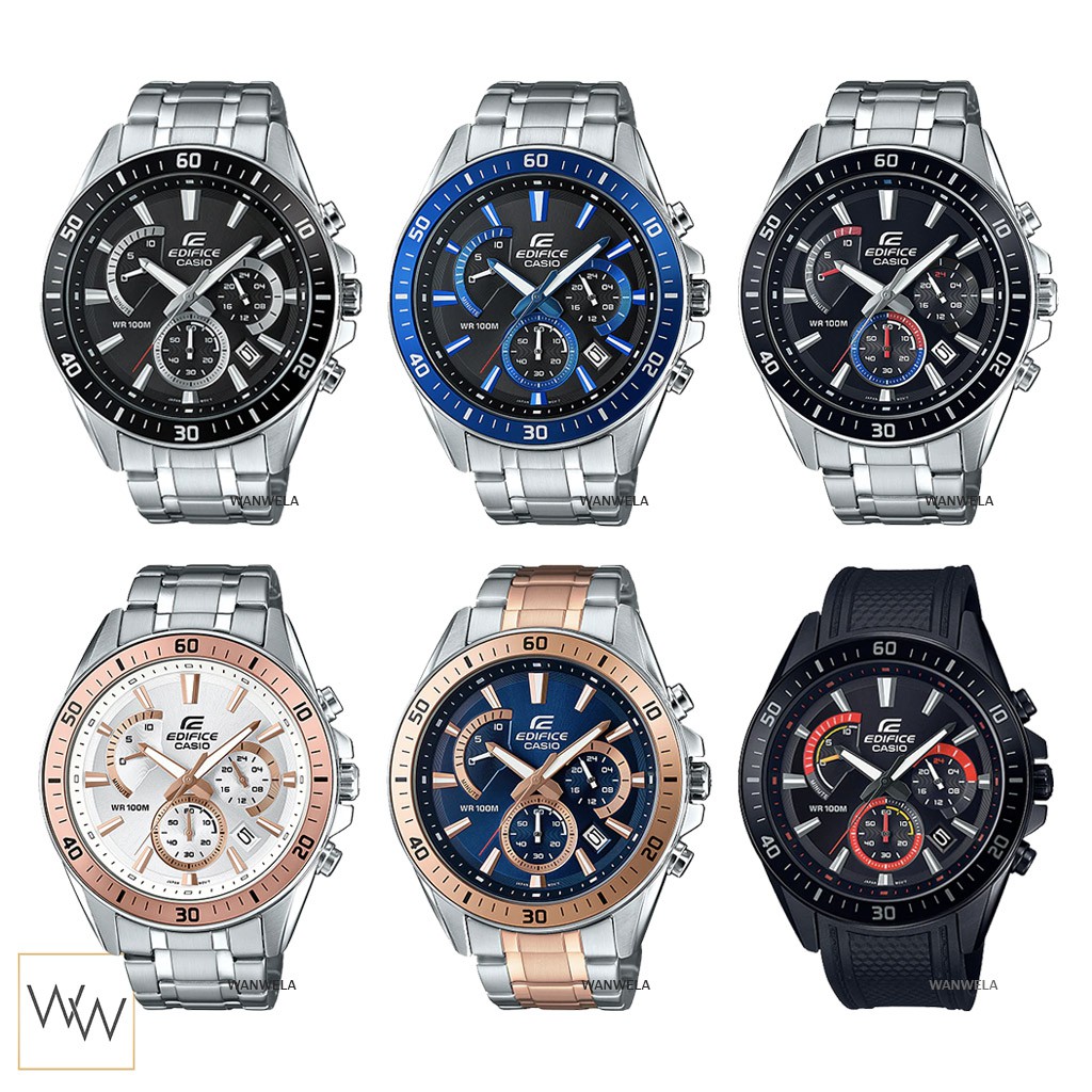 ของแท้ นาฬิกาข้อมือ Casio EDIFICE รุ่น EFR-552D / EFR-552SG / EFR-552PB ประกัน CMG