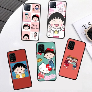 Fl24 เคสโทรศัพท์มือถือแบบนิ่ม ลายจิบิ มารุโกะจัง สําหรับ Samsung Galaxy A82 A70 A50S A50 A40S A30S A30 A20S A20 A12