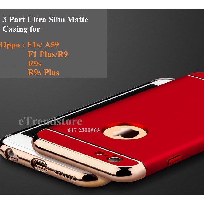ฝาหลัง Oppo F1s R9s F1 Plus Matte Smooth Ultra Slim