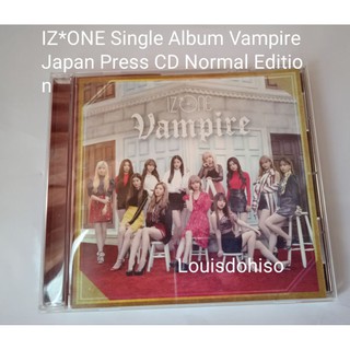 ซีดีเพลงมือสอง สภาพใหม่ไม่มีรอยIZ*ONE Single Album Vampire Japan CDNormal Edition Girls group เพลงเกิร์ลกรุ๊ปk-popเกาหลี