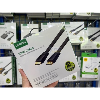 สาย HDMI เวอร์ชั่น 2 Cable HDMI 4K (V.2.0) M/M (1.5M) UGREEN 50819 ยาว 1.5 เมตร รองรับภาพ 4K ราคารวมภาษีแล้ว แท้ 100%