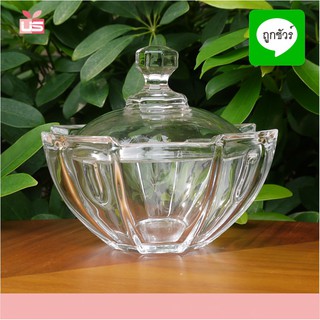 ชุดชามแก้วพร้อมฝา "เรด เชอร์รี่" 600 มล. TG518