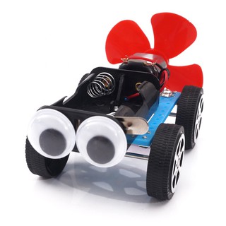 ของเล่นวิทย์ ของเล่น Stem Education  (ตัวต่อ รถ ใบพัด วิ่งได้) ชุด DIY  science DIY kit  kid toy car