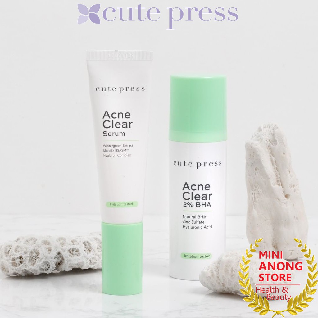 เซรั่ม คิวท์เพรส แอคเน่ เคลียร์ / 2% บีเอชเอ Cute Press Acne Clear Serum /  2% Bha | Shopee Thailand