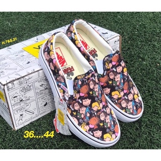 😸VAns se สวมการ์ตูน🐰พร้อมกล่อง sz. 36_44